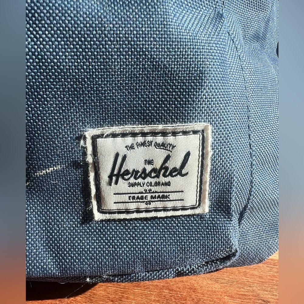 Red Backpack With Striped Interior - image 8